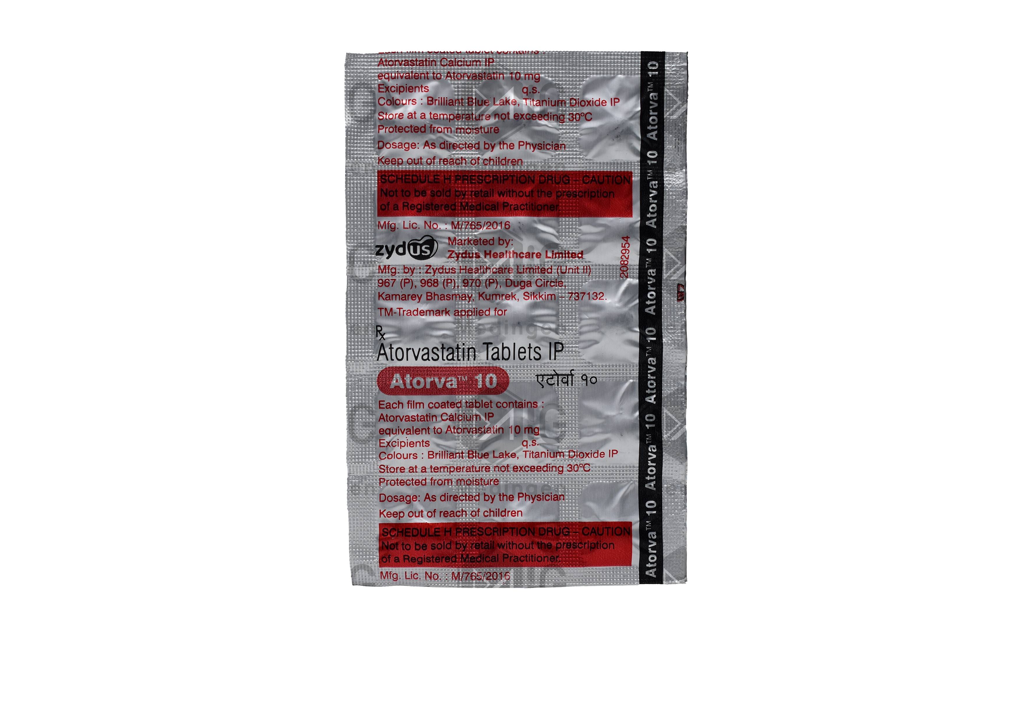 ATORVA 10MG