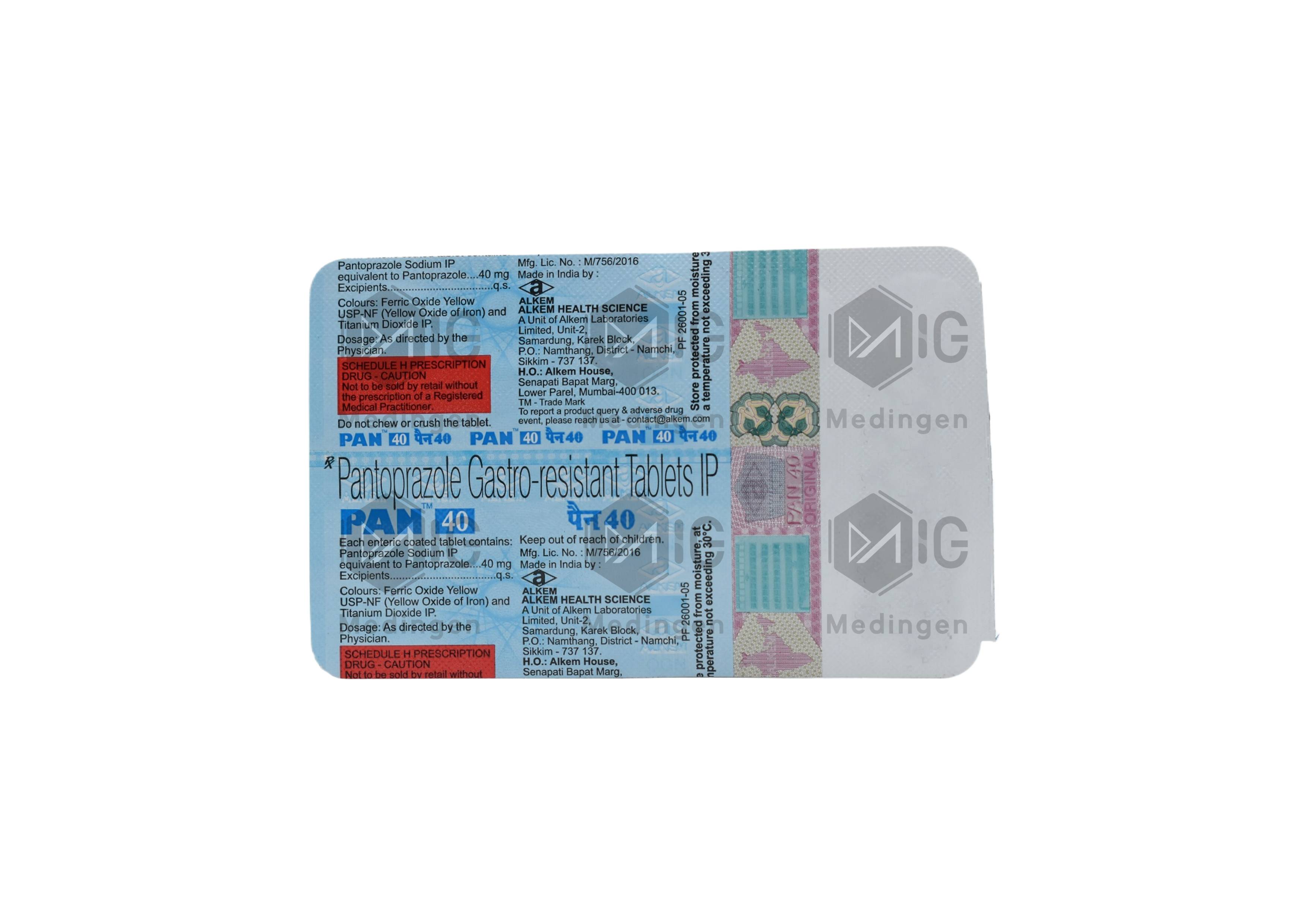 PAN 40MG