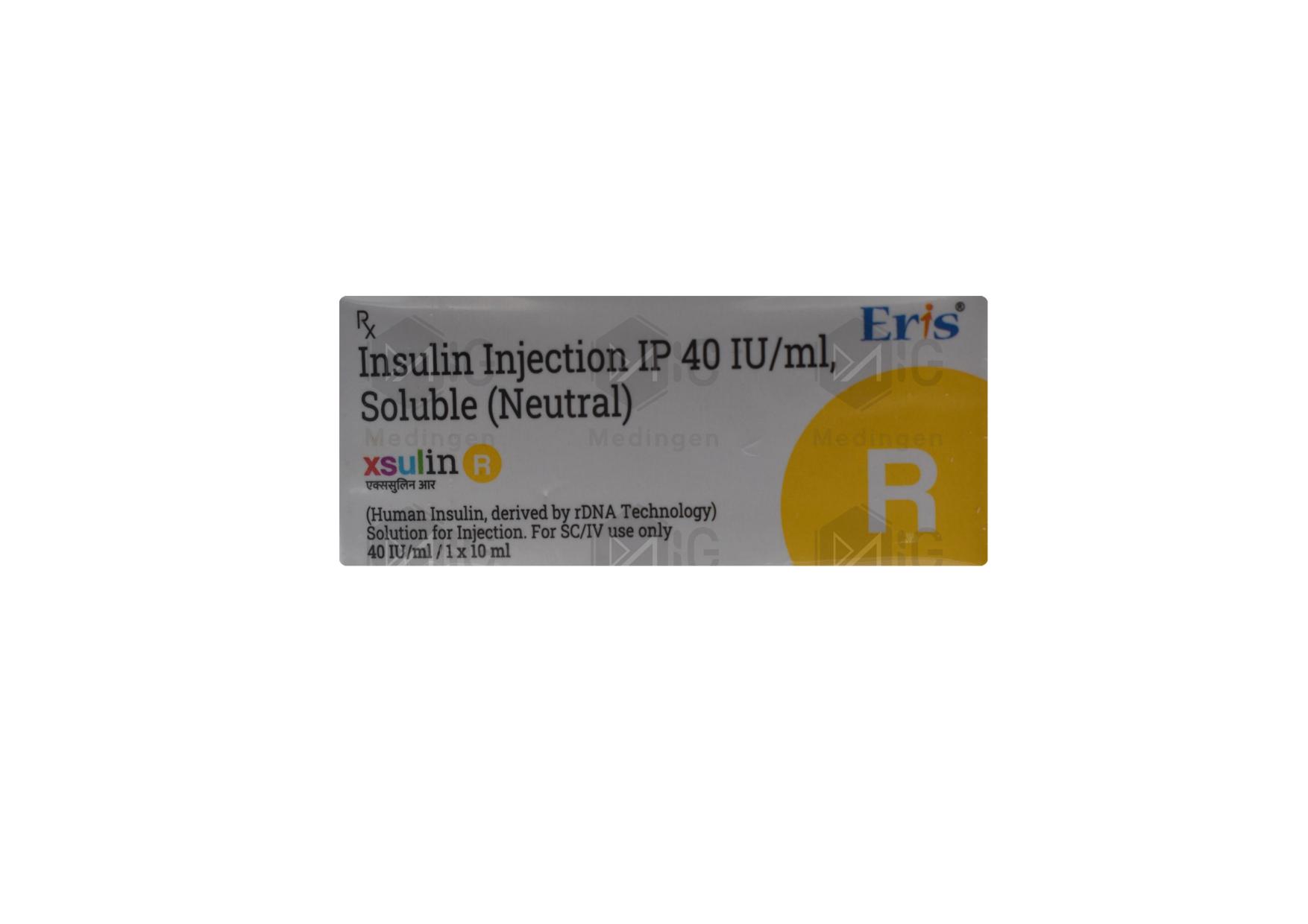 XSULIN INJECTION