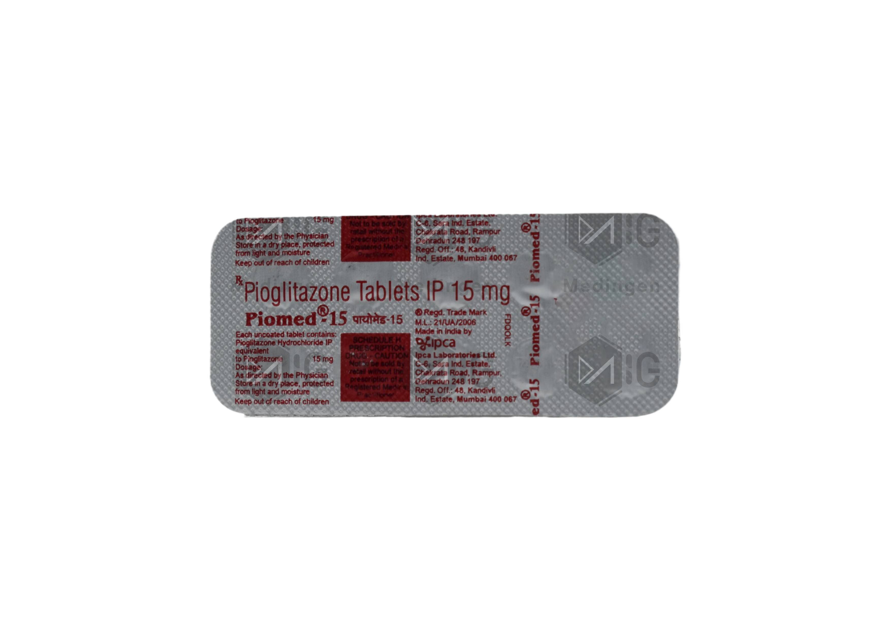 PIOMED 15MG