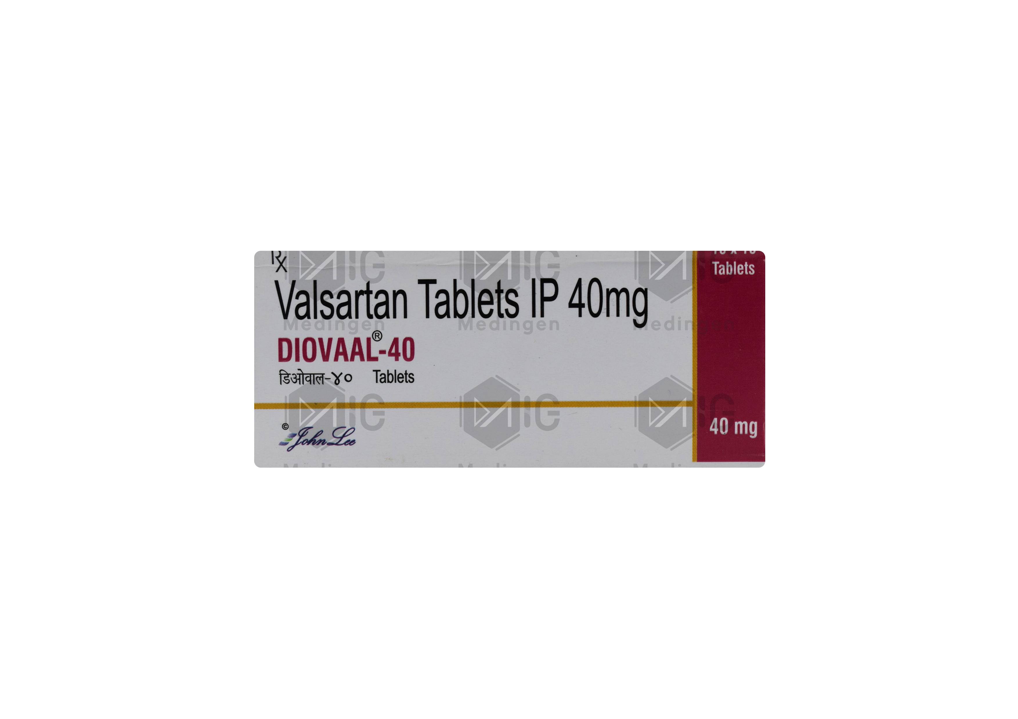 DIOVAAL 40MG