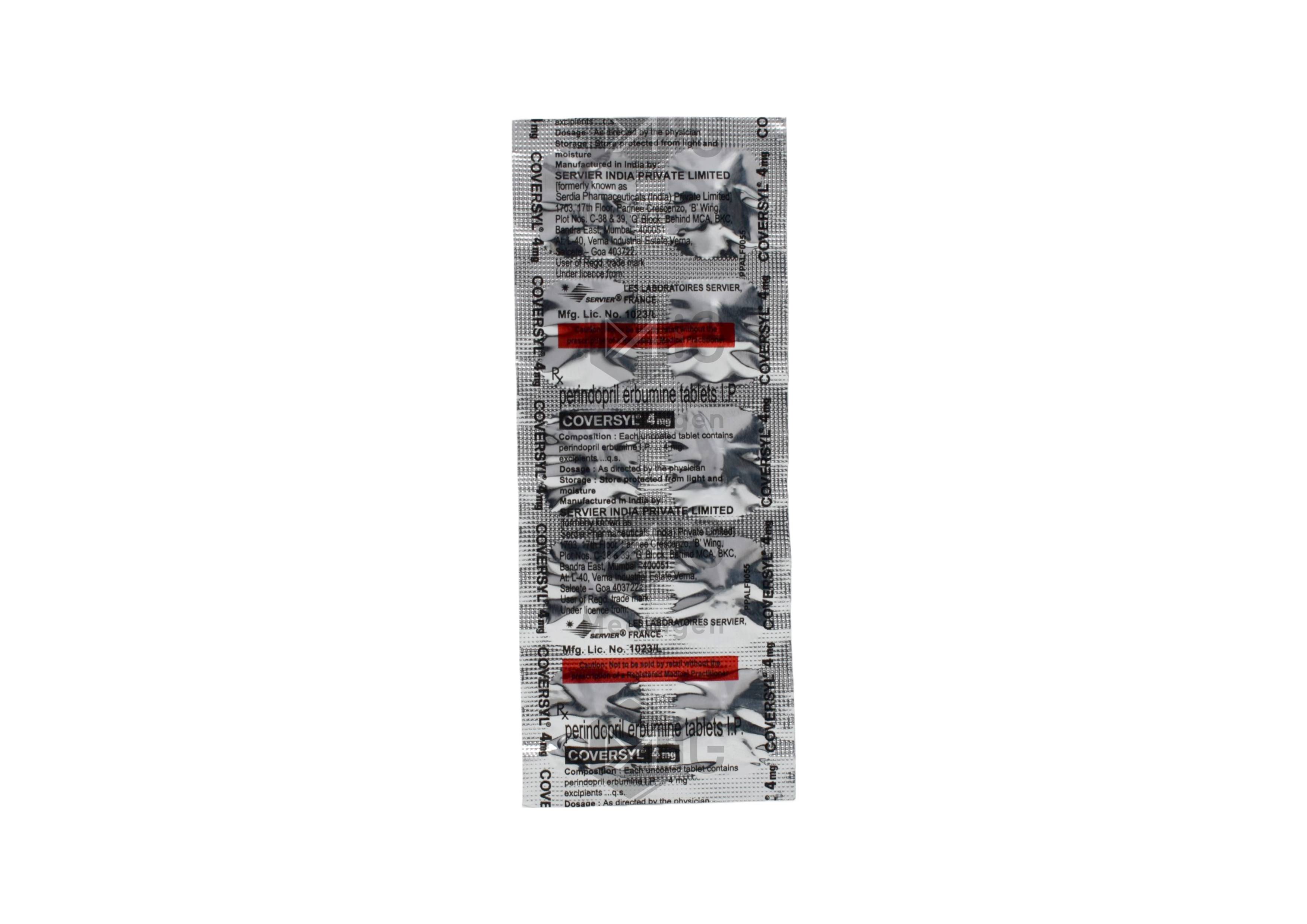 COVERSYL 4MG