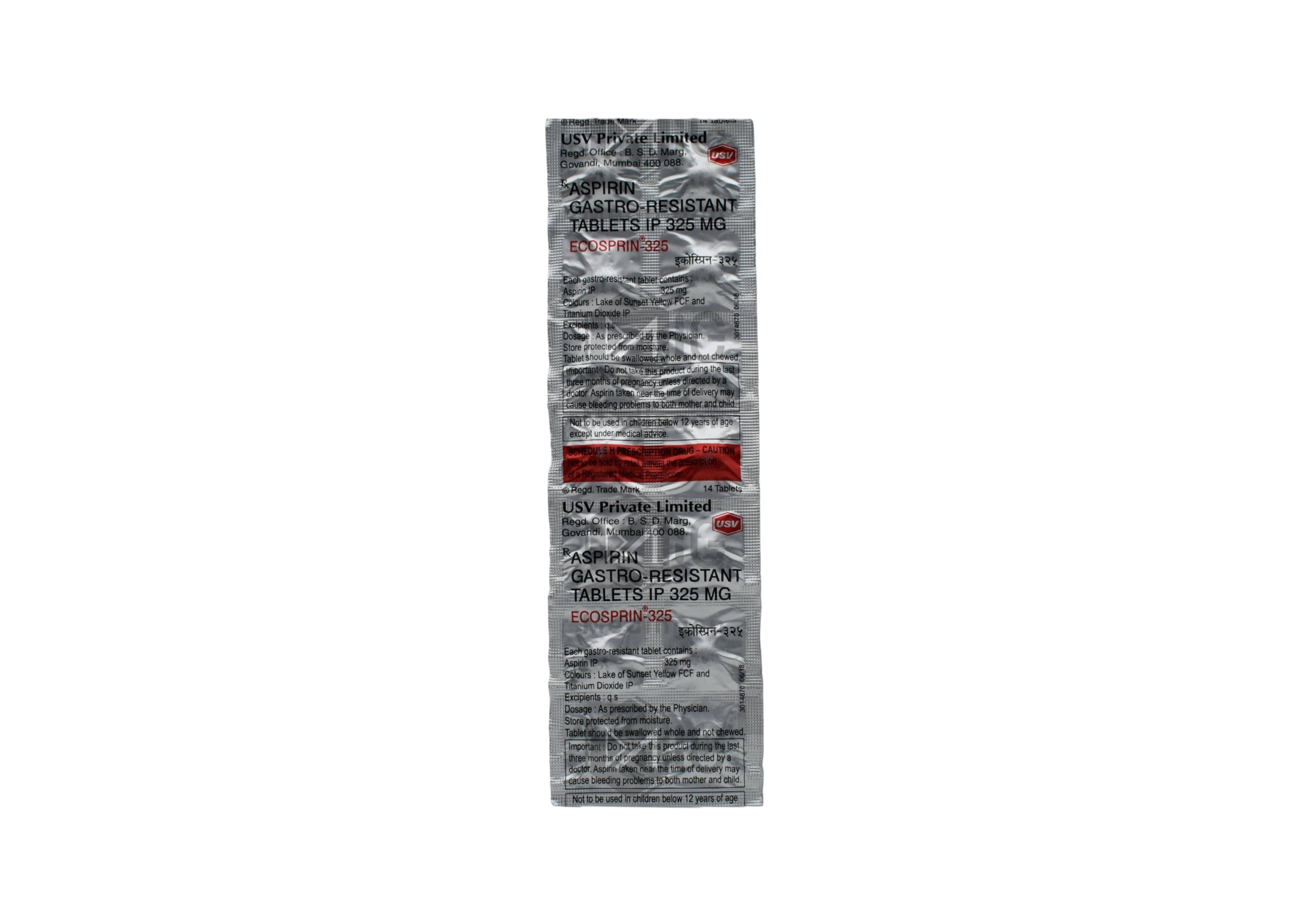 ECOSPRIN 325MG