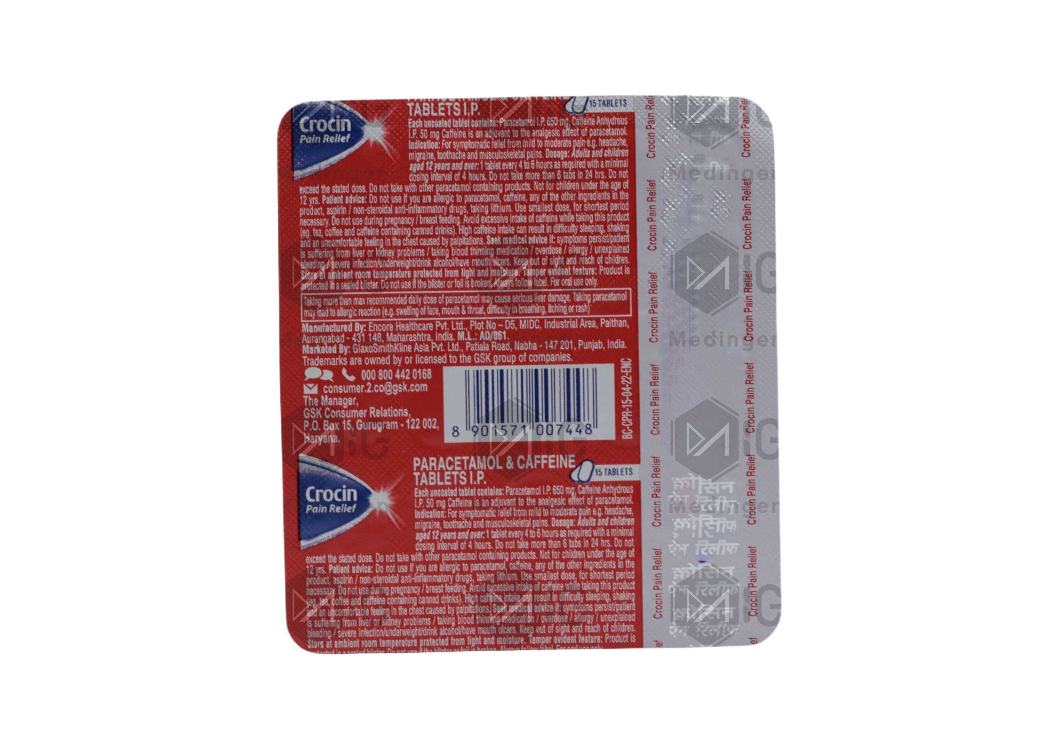 CROCIN PAIN RELIEF