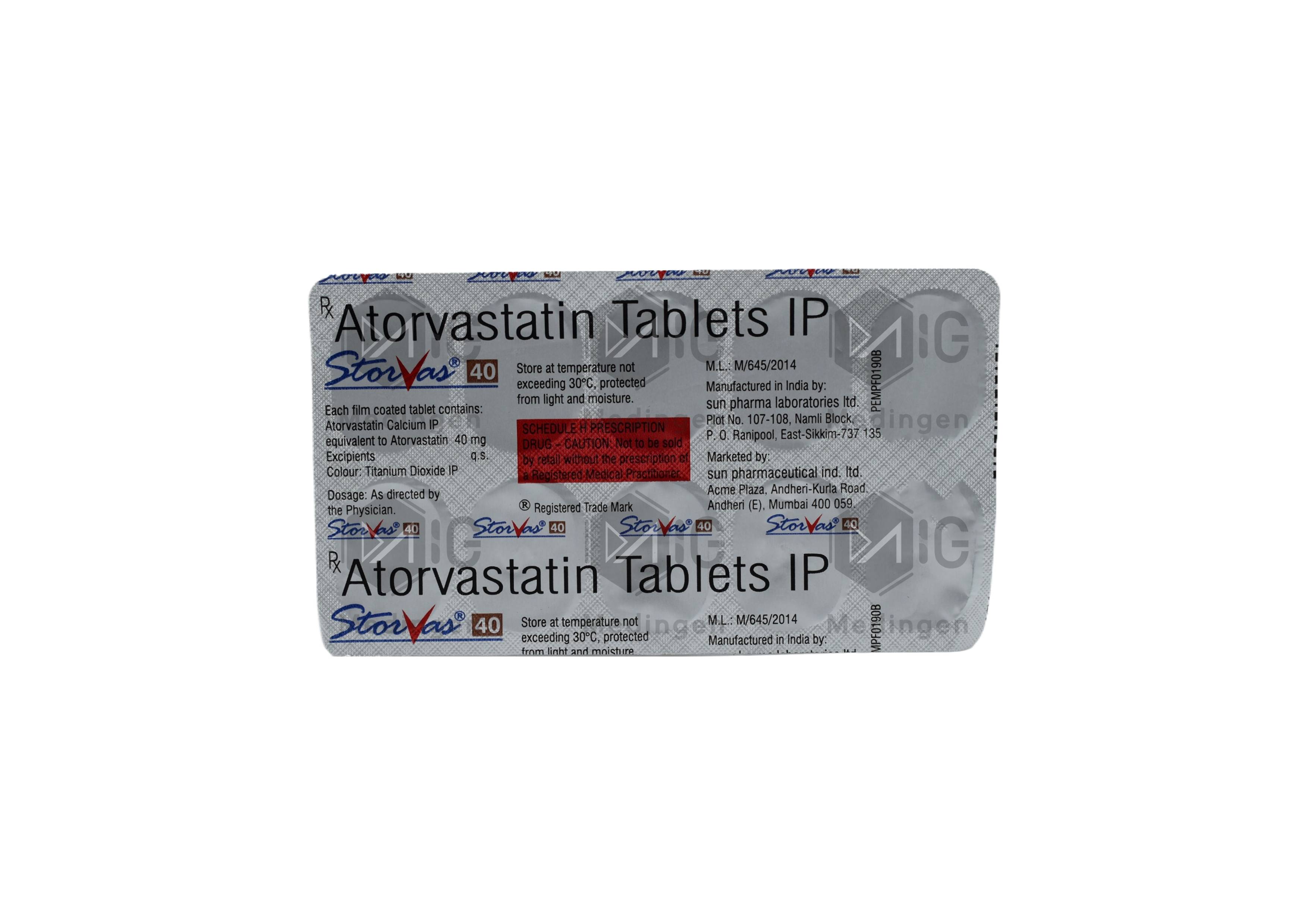 STORVAS 40MG