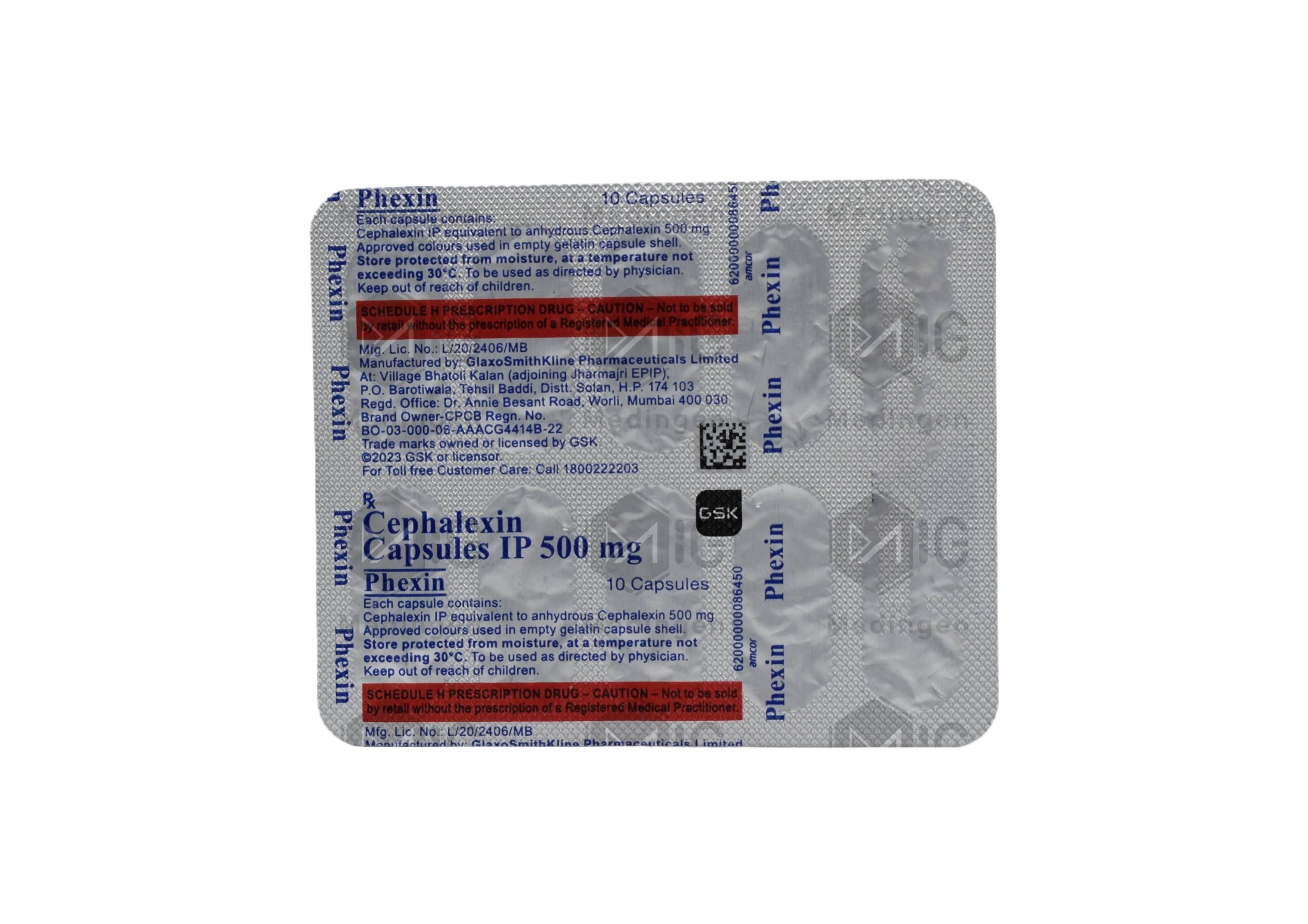 PHEXIN 500MG